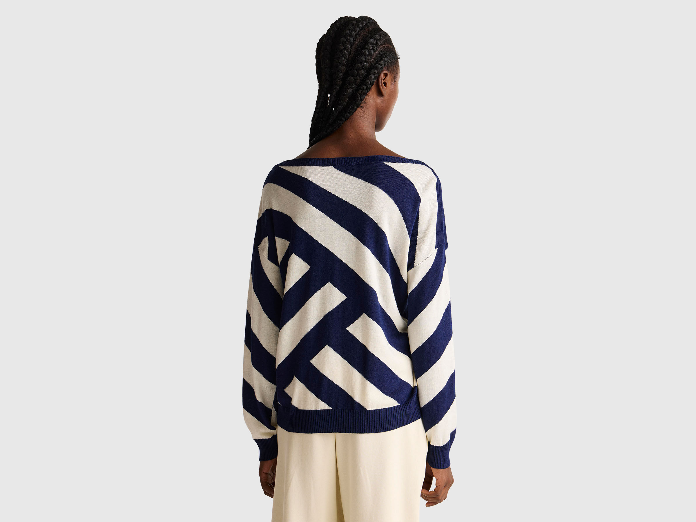 BOAT-NECK SWEAT.L/S Women image number 2